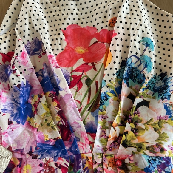 Anthropologie RANNA GILL size 2  Arnala Beaded Neck mix floral maxi dress - Picture 5 of 11